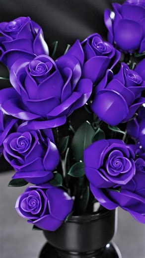 My desktop spring #supreowls #diyflowers #purplerose #giftideas #tabledecor
