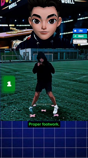 438K views · 9.5K reactions | "التحرك السليم بالأقدام هو مفتاح السيطرة داخل الحلبة. الملاكم الذي يُتقن الـ Footwork لا يراوغ فقط، بل يفرض إيقاعه على الخصم، يخلق زوايا هجومية جديدة، #Boxing #training | Boxing world | Facebook