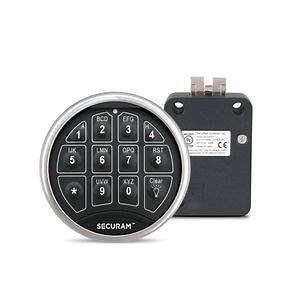 [Hot Item] Safelogic Toplit, Chrome, High Security Safe Lock with Spring Bolt