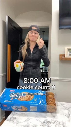 ... she took 9. 🐶 Not saying "Eat 4 a day!" Just honoring your cravings is probs less than a binge.