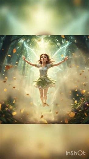 風の妖精、風をまとう｜The Wind Fairy Embraces the Breeze #ASMR #shorts #magic #Fantasy #aiart #Relaxing