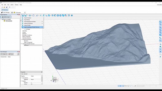 GeoStudio SLOPE3D