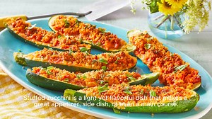 stuffed zucchini recipe