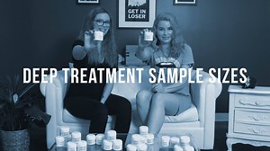 Maegan and Liora have a "smol" announcement for you all... 😉oVertone will now be releasing Deep Treatment conditioners in our 2oz. Sample Sizes! Deep Treatment Sample Sizes are a perfect amount for anyone wanting to try a strand test, adjust the tone of your hair color, add color to a hidden panel of hair or dip-dyed ends, or color very short hair and undercuts! They'll be available early May, for $11 only available at oVertone.co! | oVertone