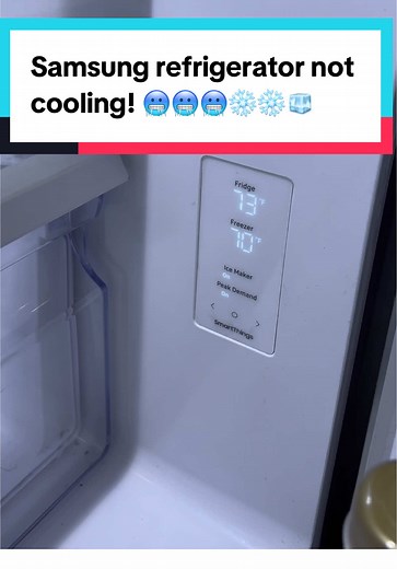 Today we have a Samsung refrigerator not cooling. Compressor is locked... | samsung fridge