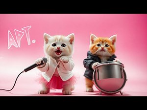 ROSÉ & BRUNO MARS - APT (ANIMATION CATS PARODY) MELODI SI MEONG