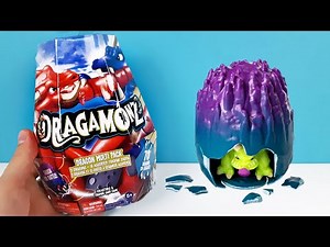 Как приручить дракона из DRAGAMONZ? Сюрпризы ИГРУШКИ карточная игра! Surprise Dragons toys unboxing