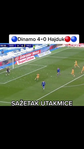 Dinamo vs. Hajduk 4-0: HNL Match Highlights