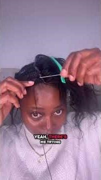 How to sew your bob hairstyle. #fypyoutube #shortsvideo