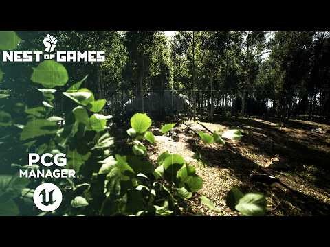 PCG Manager tool for Unreal Engine 5