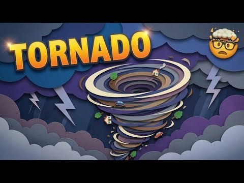 🌪️ The Life of a Tornado | Cool Facts for Kids