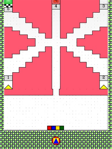 Square Race: Find the ONE True Exit! 🟦🟥🟨🟩#simulation #squarerace #squareracegame #racingsquares #squares