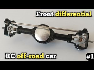 Front differential of RC off-road car // How to make a handmade rc off-road car