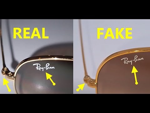 Ray ban cockpit eyewear real vs fake review. How to spot counterfeit Ray Ban RB sunglasses