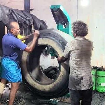 How Giant Tractor Tires Are Given a Second Life | Satisfying Retreading Process