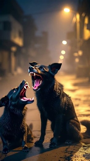 रात 12 बजे कुत्ते ने खुद को देखा… फिर पीछे से जो हुआ 😱