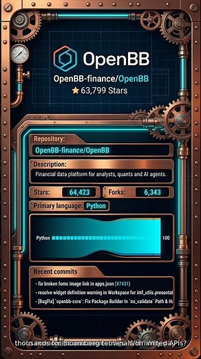 OPENBB is changing AI forever #shorts #opensource