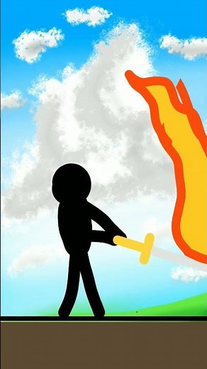 I ANIMATED A SWORD FIGHT IN #swordart #swordgai #shorts #trending (WTF HAPPENED?) #swordboy