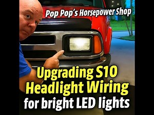S10 Headlight Wiring Upgrade & Ultra Bright LED Install – Huge Night Driving Improvement!