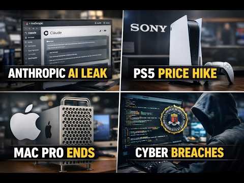 Anthropic AI Leak, PS5 Price Spike, Apple Kills Mac Pro, Middle East Conflict | newsbite.tech