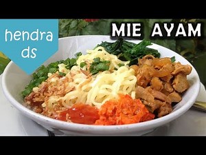 RESEP DAN CARA MEMBUAT MIE AYAM MUDAH DAN ENAK