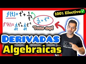 ✅DERIVADAS ALGEBRAICAS desde CERO [𝟏𝟎𝟎% 𝐁𝐢𝐞𝐧 𝐄𝐱𝐩𝐥𝐢𝐜𝐚𝐝𝐨💯]Cálculo Diferencial