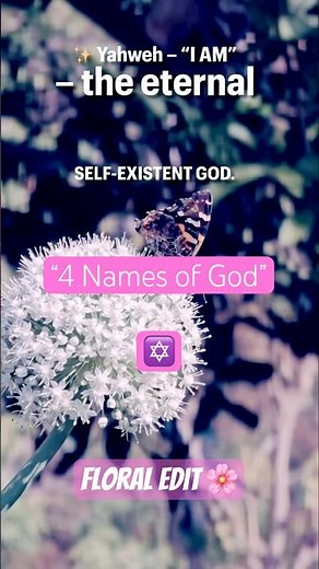 Explained | Yahweh, Rapha, Elohim, Shaddai ✨…