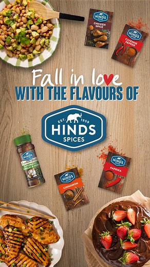 When it’s made with Hinds Spices, it’s made with love. Make more of every meal with fiery flavours like Hinds Spices Cayenne Pepper and fragrant delights like Hinds Spices Cinnamon ❤️ #hindsspices #theonlystrongone #spices #cayennepepper #cinnamon