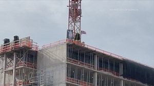 Caesars Virginia construction moves along, frame of building complete
