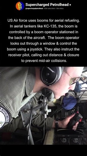 US air force aerial fueling boom operator