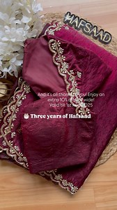 Comment ‘CODE’ for the secret discount code 🎉 We turn 3! And oh, what a journey it’s been! From a single saree to thousands of hearts draped in Hafsaad Every order, every smile, every story… YOU made it possible. Now it’s our turn to say thank you, with a celebration you’ll love! 💃 Unwrap the joy. The anniversary discounts are LIVE!#hafsaad #saree #sareeswag #chennaisarees #chennai #sareelove #lionessenergy #fashionrevolution #saree | Hafsaad