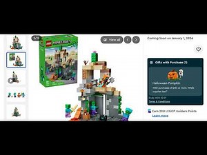 Lego Minecraft Zombie Dungeon Review (unreleased)