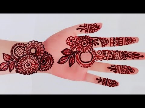 5 Minute Mehndi Design That Looks Professional (Beginner Friendly) | mehandi design simple | mehndi