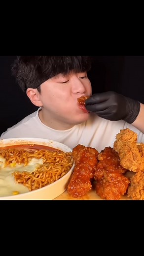 ASMR KFC Chicken & Buldak Corn Cheese Mukbang | Spicy Cheesy Crunch Feast | Rajni Parihar