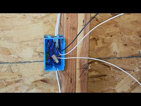 How to splice a receptacle junction box with two circuits sharing the same neutral wire