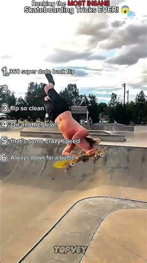 Ranking the CRAZIEST Skate Tricks EVER! 😱 #1 is INSANE 🛹💀