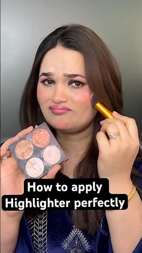How to apply highlighter perfectly