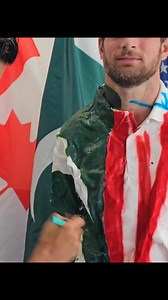 Camouflage body painting into the team's Flag that will be playing at the 📍Broward county Stadium, Lauderhill, Florida. Home of the 2024 ICC men's T20 world cup. 🏏 We welcome you to come On June 11th- Sri Lanka vs. Nepal June 14th- USA vs. Ireland June15th- India vs. Canada June 16th- Pakistan vs Ireland and enjoy world class cricket. 🤗 . welcomes #EveryoneUnderTheSun 👨‍🎨Body painter 🏏Model 🎥Videoagrapher 👨‍💻Director/editor 🧏‍♂️Handler . #T20WorldCup #cricket #internationalcricket #bod