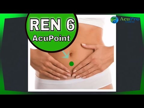REN 6 Acupuncture Point (CV 6 Functions and location)