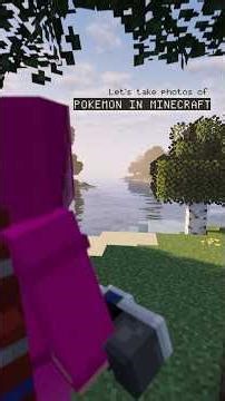 It's a chill, photo-walk kind of day with Pokemons here in Minecraft.
