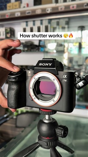 How Camera Shutter works in slow motion #sony #shutter #trending #photography #shorts #ytshorts