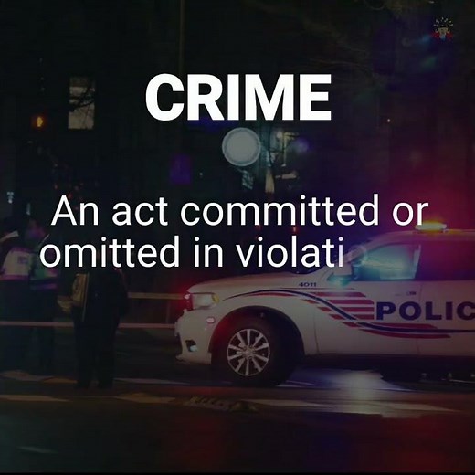 CRIME definition 👩🏻‍🏫