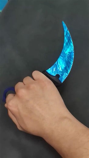 Bro made a real CS2 Karambit BLUE GEM Knife🔥🔥🔥
