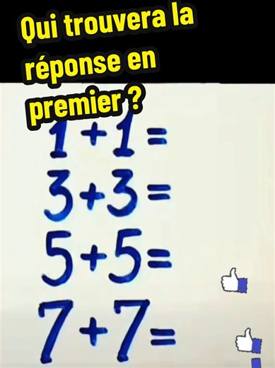 Seuls les plus attentifs trouveront la réponse 👀 Qui sera le premier ? #creatorsearchinsights #maths #mathtrick #pourtoi #learnontiktok