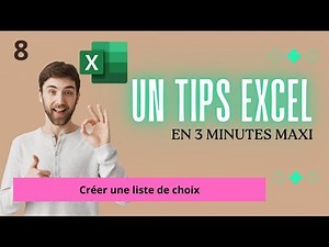 Créer une liste de choix ✅ Tips Excel en moins de 3 minutes