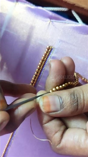 simple work 4mm boder line making👍🧵🪡 #aariwork #aaribusiness