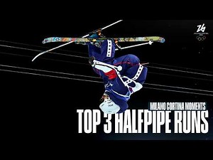 Ferreira for GOLD 🇺🇸 | Top 3 Men's Freestyle Skiing Halfpipe Runs | #MilanoCortina2026 Top Moments