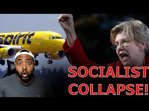 Elizabeth Warren And Democrats FACE MAJOR BACKLASH For FORCING Spirit Airlines To COLLAPSE!