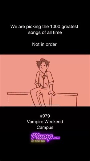 Iconic Songs on Instagram: "Vampire Weekend is an American indie rock band known for blending smart, witty lyrics with upbeat, globally influenced sounds. Their song “Campus,” from the 2008 self-titled debut album, captures the awkward emotions and quiet longing of college life, telling a story of unspoken feelings and missed connections. With its jangly guitars, crisp rhythms, and Ezra Koenig’s conversational vocals, the track reflects the band’s signature style—intellectual yet relatable, play