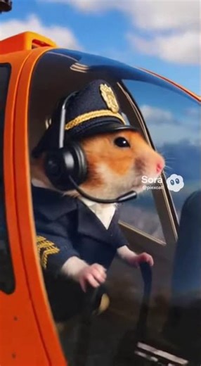 What Is That GIANT Buzzing Thing? 🚁🐹 Hamster Meets the Helicopter!